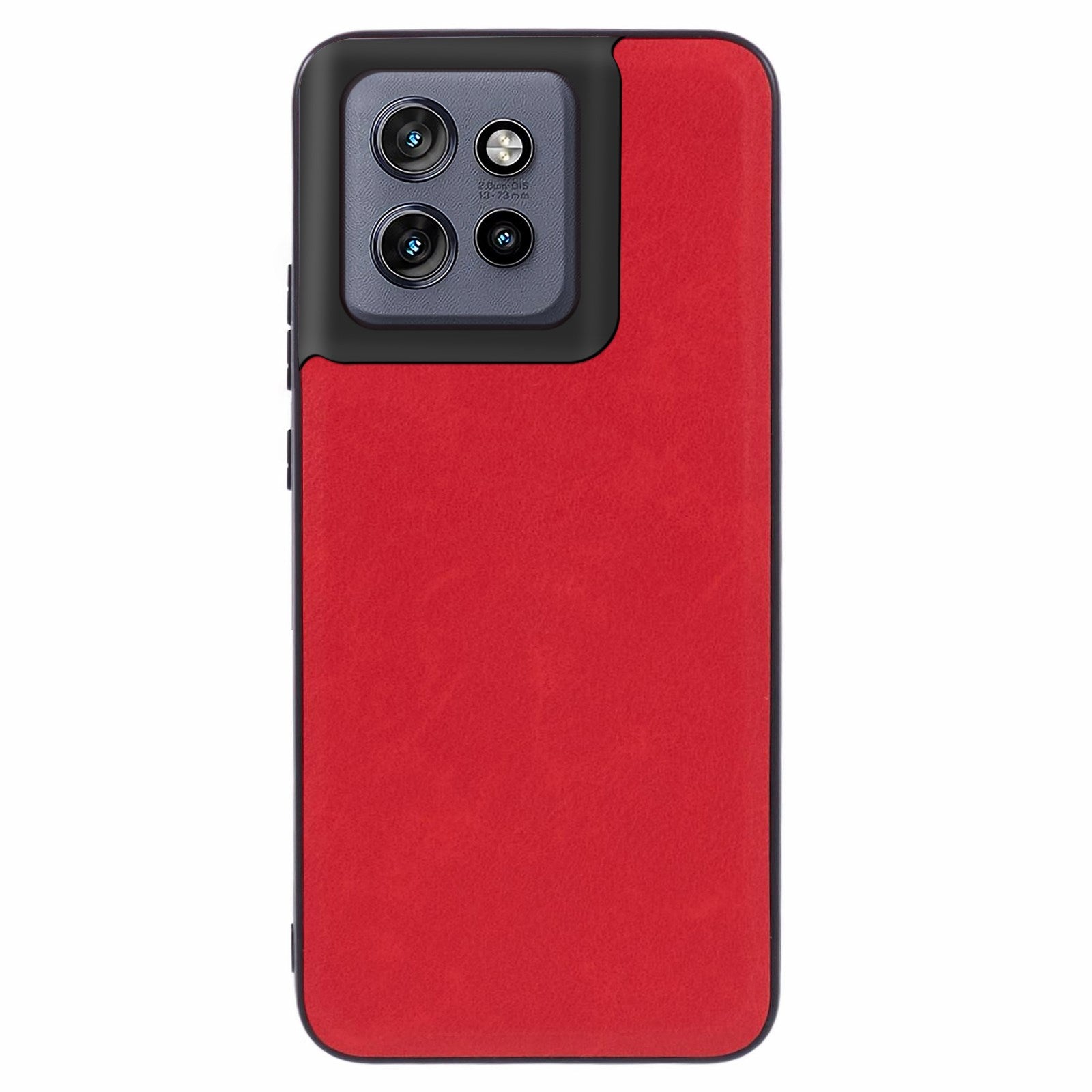 EIDERWOOD Motorola Edge 50 Neo Faux Leather Back Case - Red