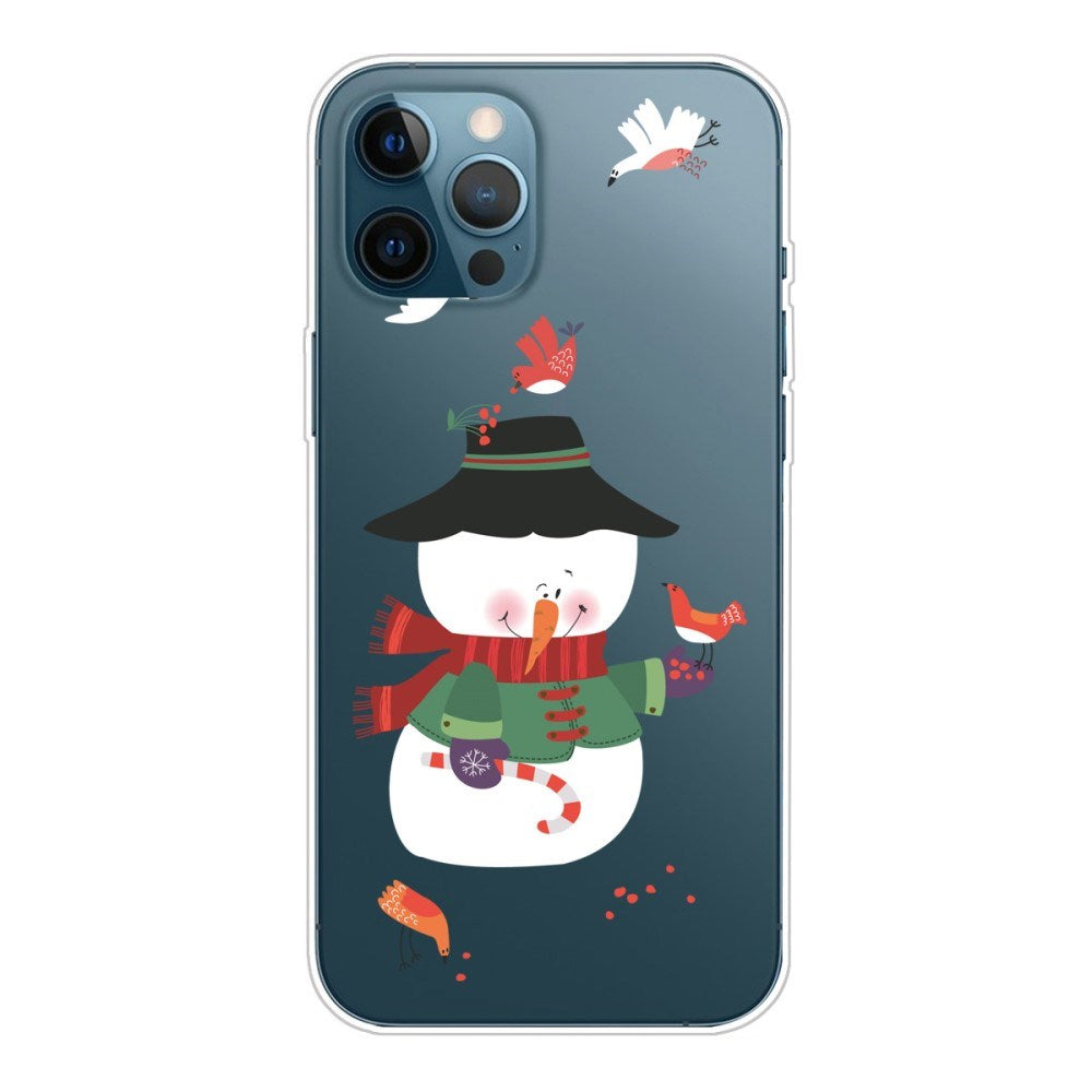 EIDERWOOD iPhone 16 Pro Max Flexible Plastic Christmas Case - Snowman