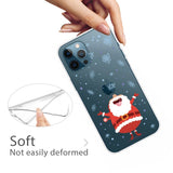 EIDERWOOD iPhone 16 Pro Max Flexible Plastic Christmas Case - Santa Claus & Snowflake