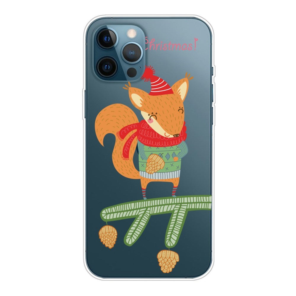 EIDERWOOD iPhone 16 Pro Max Flexible Plastic Christmas Case - Christmas Fox