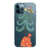 EIDERWOOD iPhone 16 Pro Max Flexible Plastic Christmas Case - Birds in Christmas Tree