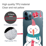 EIDERWOOD iPhone 16 Pro Max Flexible Plastic Christmas Case - Snowman Knitting Christmas Socks