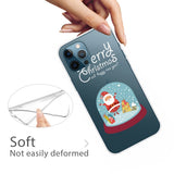 EIDERWOOD iPhone 16 Pro Max Flexible Plastic Christmas Case - Snow Globe with Santa Claus