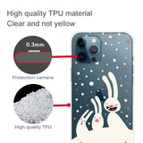 EIDERWOOD iPhone 16 Pro Flexible Plastic Christmas Case - Rabbits