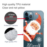 EIDERWOOD iPhone 16 Pro Flexible Plastic Christmas Case - Santa Claus