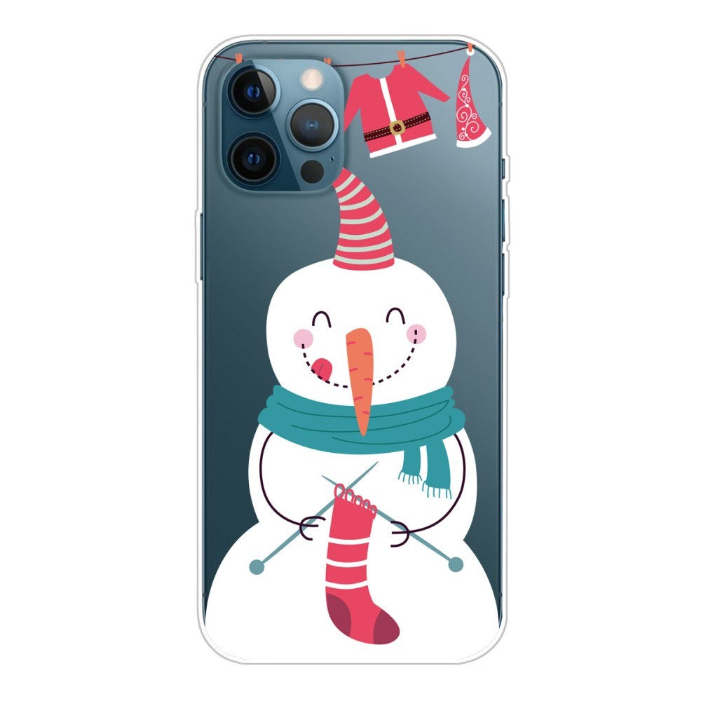 EIDERWOOD iPhone 16 Pro Flexible Plastic Christmas Case - Snowman