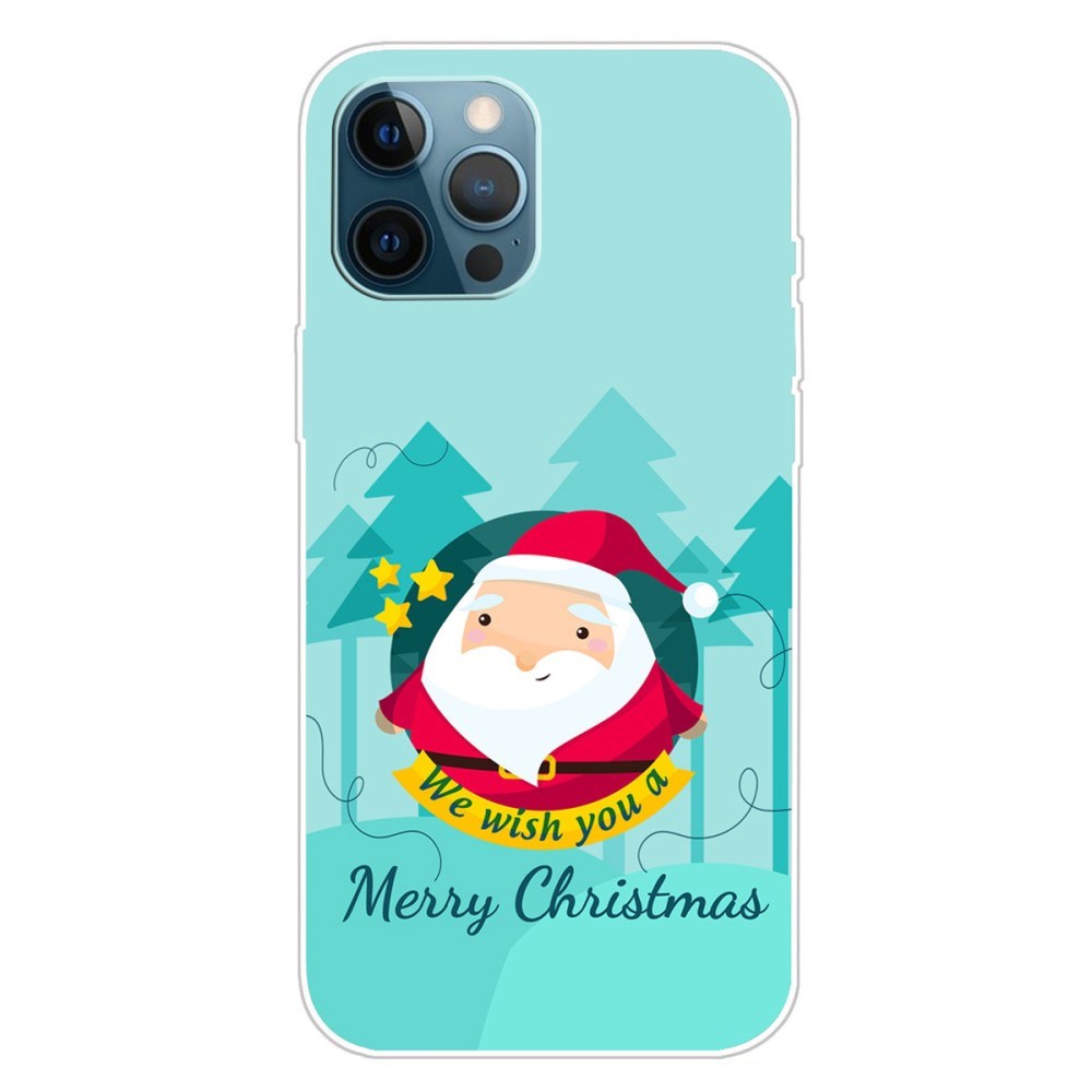 EIDERWOOD iPhone 16 Pro Max Flexible Plastic Christmas Case - Cartoon Santa Claus