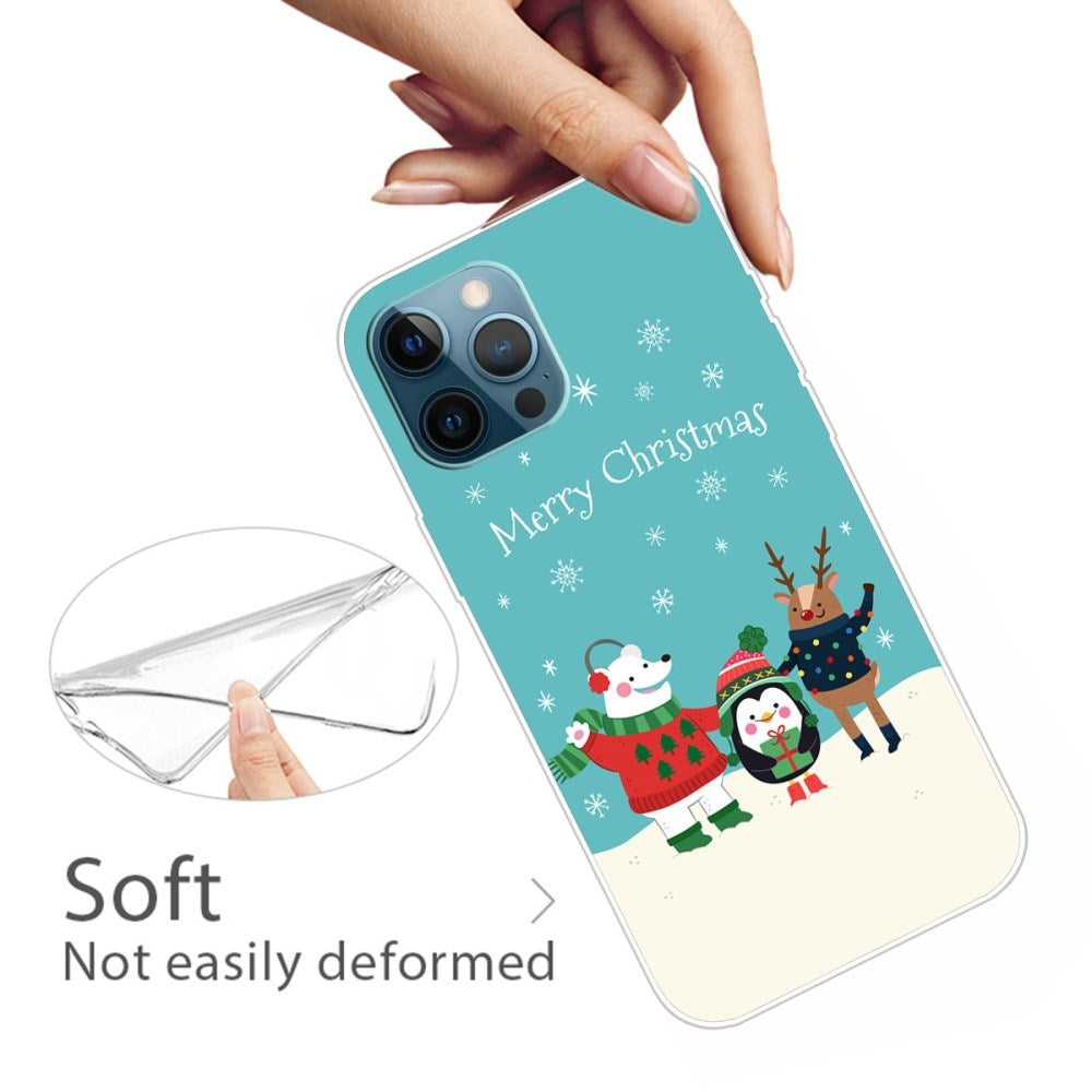 EIDERWOOD iPhone 16 Pro Max Flexible Plastic Christmas Case - Friends in the Snow