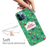 EIDERWOOD iPhone 16 Pro Max Flexible Plastic Christmas Case - Green Christmas Decoration