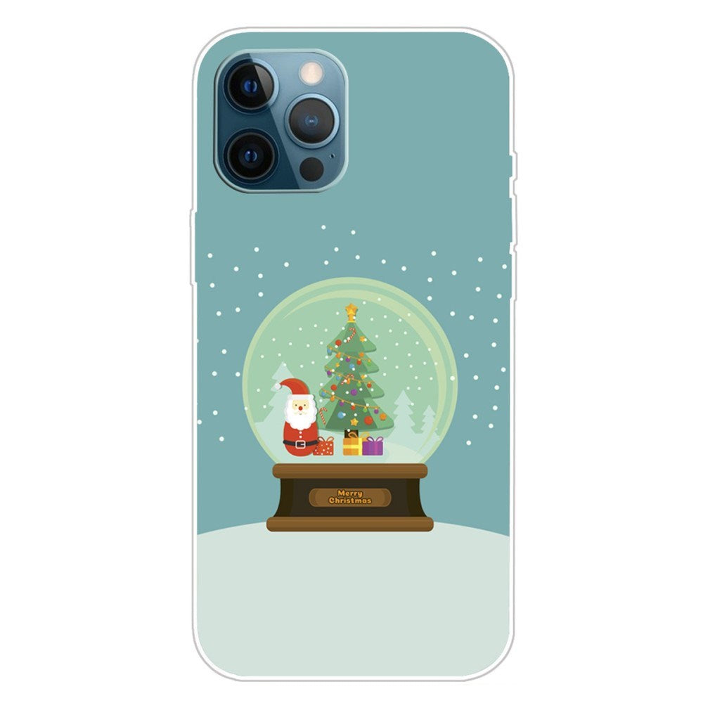 EIDERWOOD iPhone 16 Pro Max Flexible Plastic Christmas Case - Santa's Snow Globe