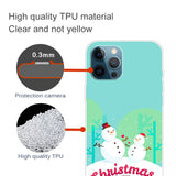 EIDERWOOD iPhone 16 Pro Flexible Plastic Christmas Case - Snowmen