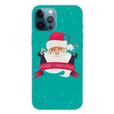 EIDERWOOD iPhone 16 Pro Flexible Plastic Christmas Case - Happy Santa Claus