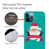 EIDERWOOD iPhone 16 Pro Flexible Plastic Christmas Case - Happy Santa Claus