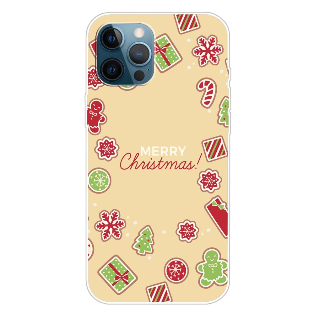 EIDERWOOD iPhone 16 Pro Flexible Plastic Christmas Case - Christmas Stickers