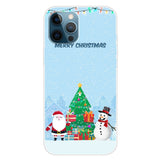 EIDERWOOD iPhone 16 Pro Flexible Plastic Christmas Case - Santa Claus and Snowman