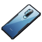 OnePlus 8 Pro Hybrid Plastic Case - Transparent / Black