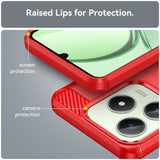 Realme Note 60x (4G) / C63 (4G) / C61 (4G) EIDERWOOD Carbon Fiber Case- Red