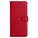 Motorola Edge 50 Wallet Flip Case in Leather with Wallet - Red