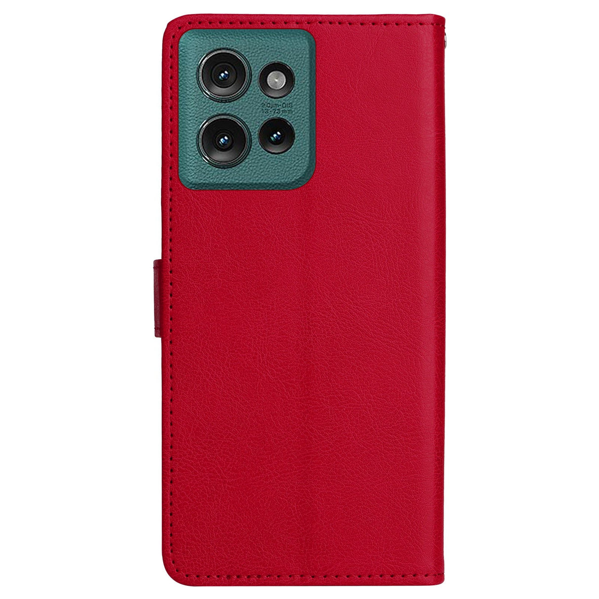 Motorola Edge 50 Wallet Flip Case in Leather with Wallet - Red