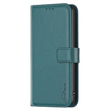 Realme Note 60 / 60x (4G) / C63 (4G) / C61 (4G) Faux Leather Case with Stand Function & Card Holder - Green