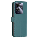 Realme Note 60 / 60x (4G) / C63 (4G) / C61 (4G) Faux Leather Case with Stand Function & Card Holder - Green