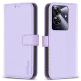 Realme Note 60 / 60x (4G) / C63 (4G) / C61 (4G) Faux Leather Case with Stand Function & Card Holder - Lavender