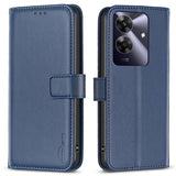 Realme Note 60 / 60x (4G) / C63 (4G) / C61 (4G) Faux Leather Case with Stand Function & Card Holder - Blue