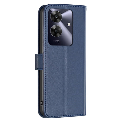 Realme Note 60 / 60x (4G) / C63 (4G) / C61 (4G) Faux Leather Case with Stand Function & Card Holder - Blue