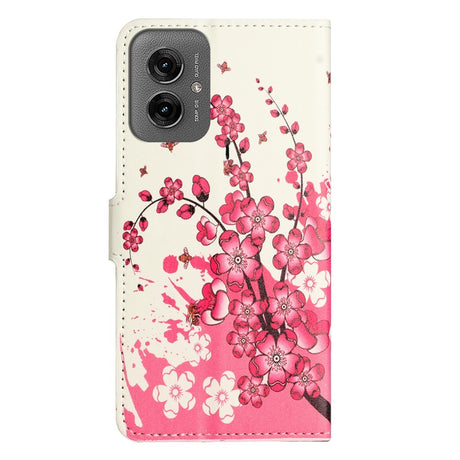 EIDERWOOD Motorola Moto G55 Flip Case with Card Holder and Stand Function - Flowers