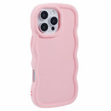 iPhone 16 Pro EIDERWOOD Flexible Plastic Wavy Case - Light Pink