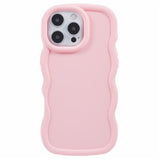 iPhone 16 Pro EIDERWOOD Flexible Plastic Wavy Case - Light Pink