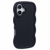 iPhone 16 EIDERWOOD Flexible Plastic Wavy Case - Black