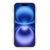 iPhone 16 EIDERWOOD Flexible Plastic Wavy Case - White