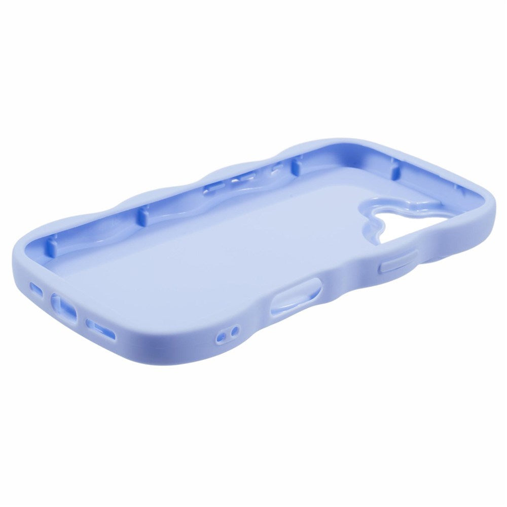 iPhone 16 EIDERWOOD Flexible Plastic Wavy Case - Purple