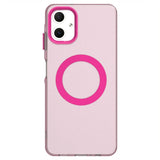 EIDERWOOD Samsung Galaxy A06 Hybrid Plastic Case - MagSafe Compatible - Transparent / Pink