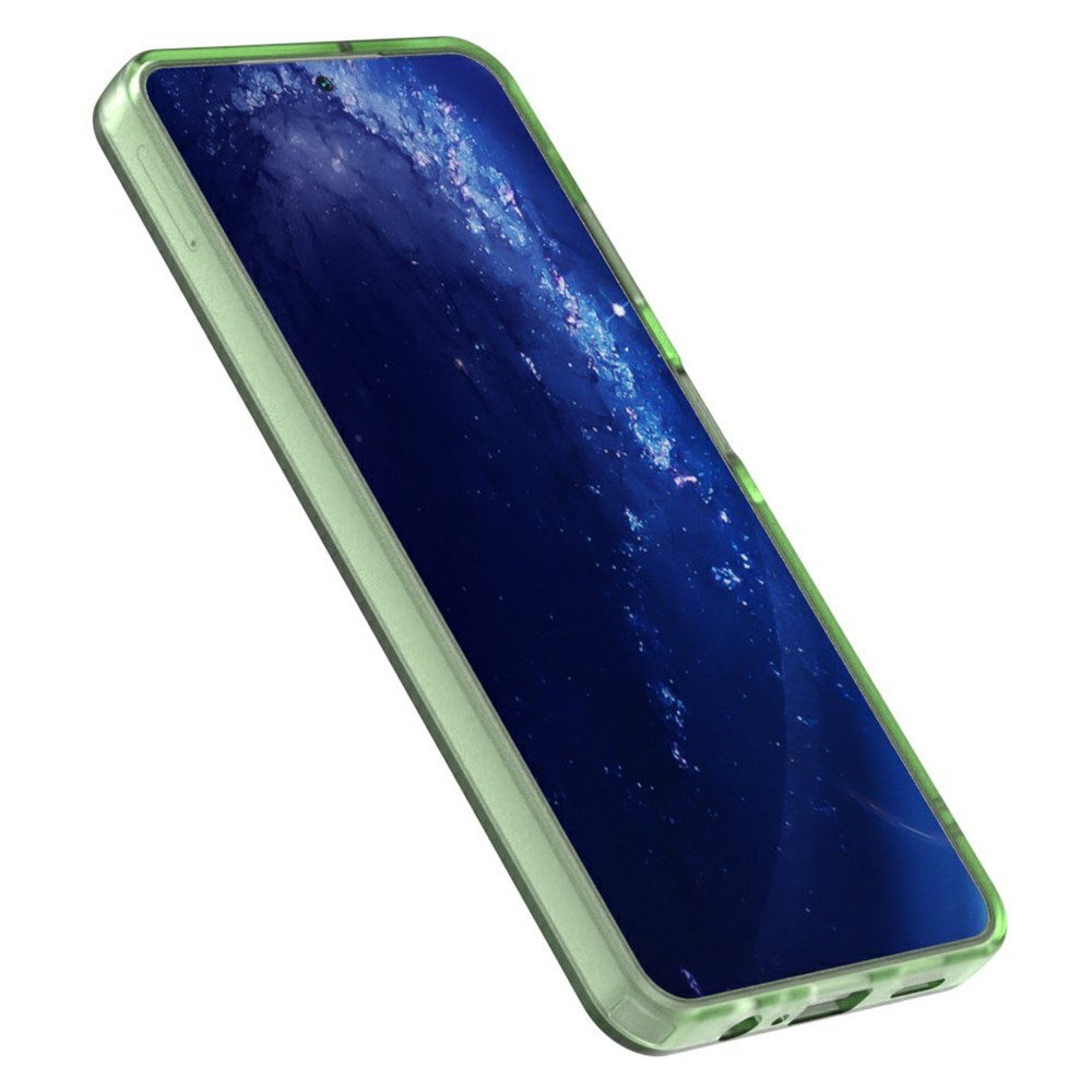 EIDERWOOD Samsung Galaxy A06 Hybrid Plastic Case - MagSafe Compatible - Transparent / Green