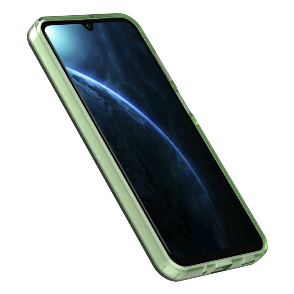 EIDERWOOD Samsung Galaxy A16 (4G/5G) Hybrid Plastic Case - MagSafe Compatible - Transparent / Green