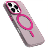 EIDERWOOD iPhone 16 Pro Max Hybrid Plastic Case - MagSafe Compatible - Transparent / Pink