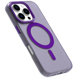 EIDERWOOD iPhone 16 Pro Max Hybrid Plastic Case - MagSafe Compatible - Transparent / Purple