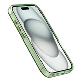 EIDERWOOD iPhone 16 Hybrid Plastic Case - MagSafe Compatible - Transparent / Green