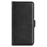 Sony Xperia 5 IV Leather Cover w. Card Holder & Magnetic Closure - Black