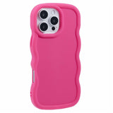 iPhone 16 Pro Max EIDERWOOD Flexible Plastic Wavy Case - Pink