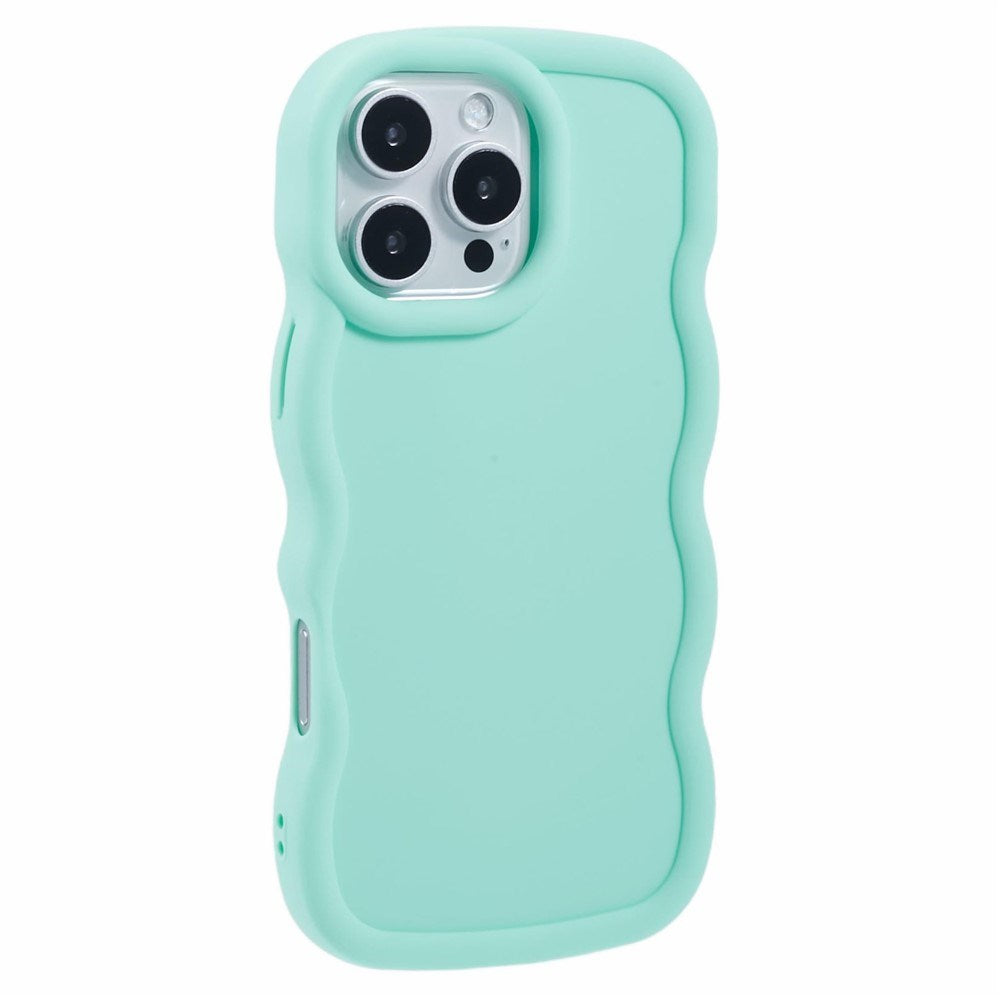 iPhone 16 Pro Max EIDERWOOD Flexible Plastic Wavy Case - Blue