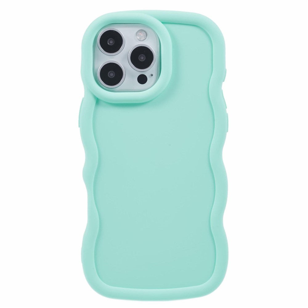 iPhone 16 Pro Max EIDERWOOD Flexible Plastic Wavy Case - Blue