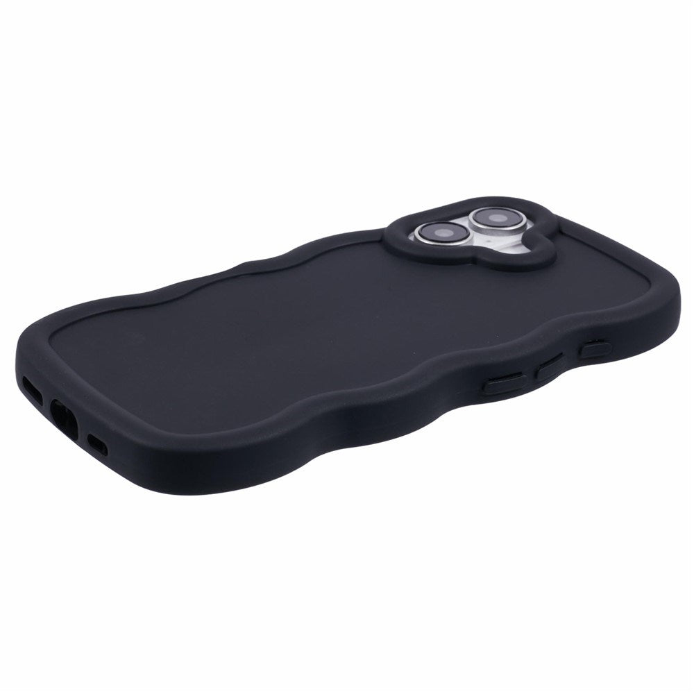 iPhone 16 Plus EIDERWOOD Flexible Plastic Wavy Case - Black