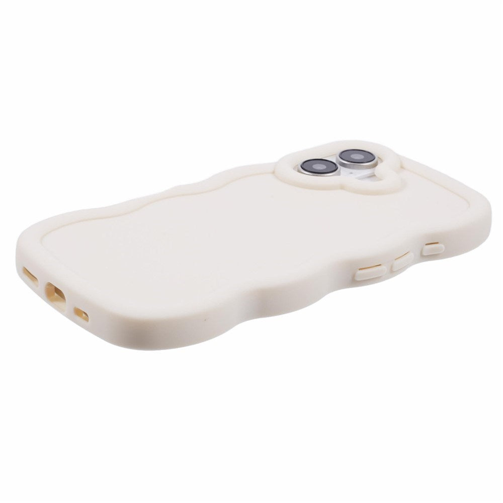 iPhone 16 Plus EIDERWOOD Flexible Plastic Wavy Case - White