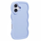 iPhone 16 Plus EIDERWOOD Flexible Plastic Wavy Case - Purple