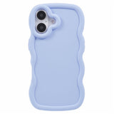 iPhone 16 Plus EIDERWOOD Flexible Plastic Wavy Case - Purple
