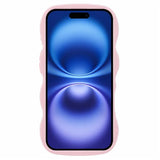 iPhone 16 Plus EIDERWOOD Flexible Plastic Wavy Case - Light Pink