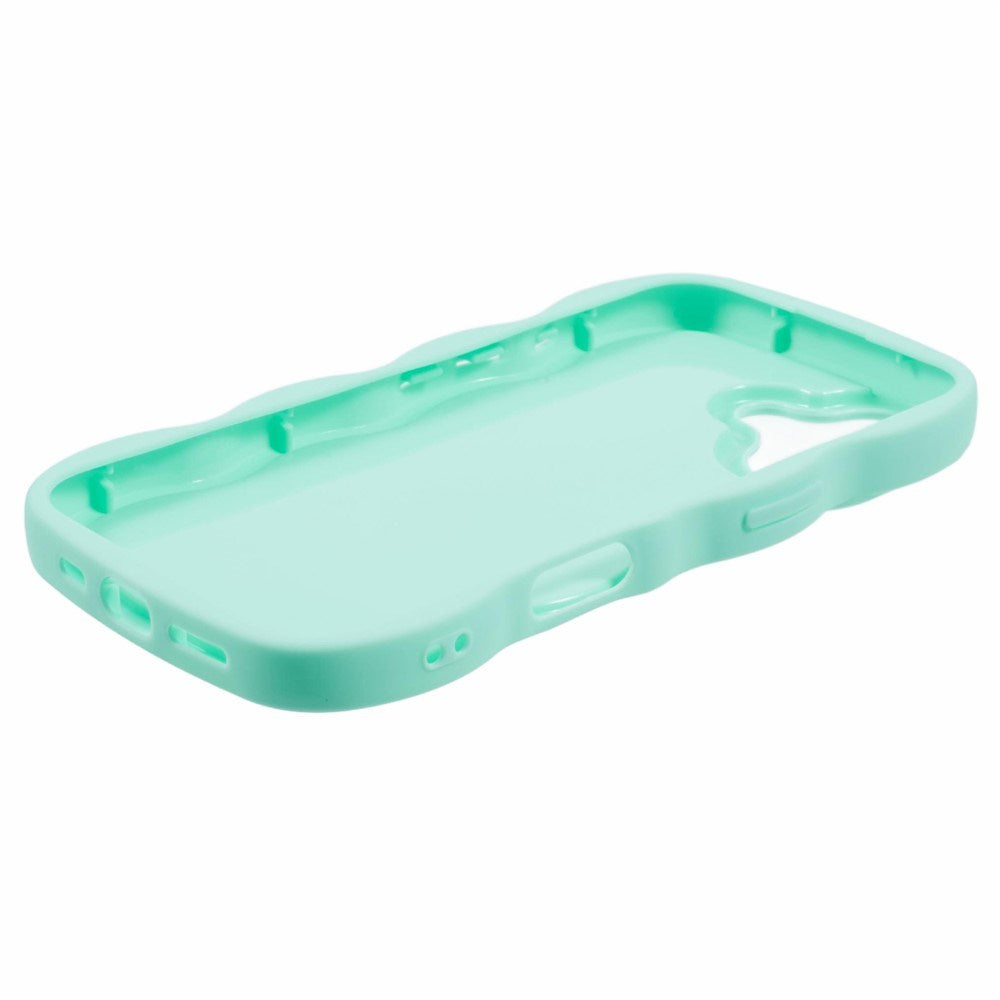 iPhone 16 Plus EIDERWOOD Flexible Plastic Wavy Case - Blue